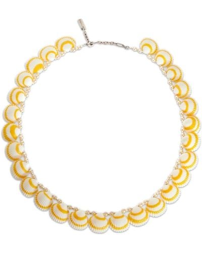 Etro Collar con perla artificial - Metálico