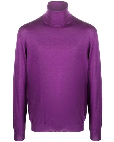 Purple Malo Knitwear for Men | Lyst