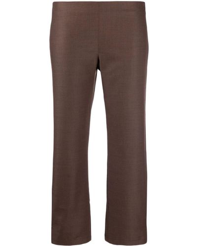 Paloma Wool Vigo Low-rise Cropped Pants - Brown