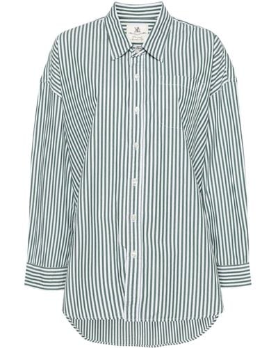 Denimist Striped Cotton Shirt - Blue