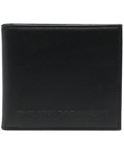 Emporio Armani Leather Wallet - Black