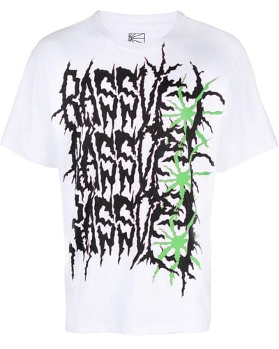 Rassvet (PACCBET) T-shirt Met Grafische Print - Wit