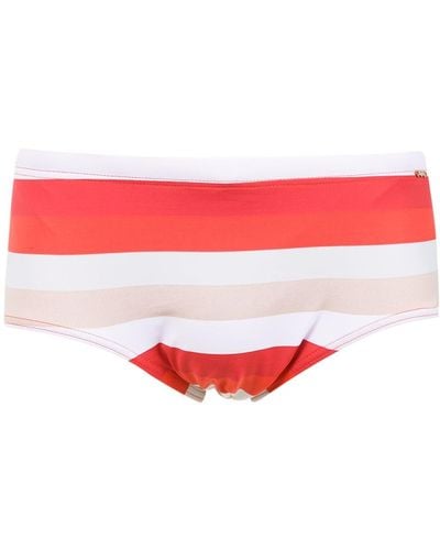 Amir Slama Striped Swim Briefs - Red