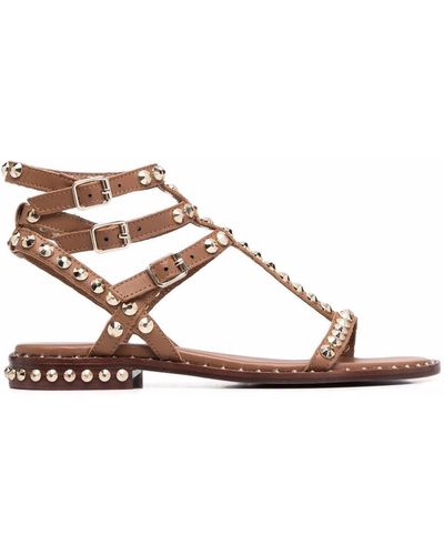 Ash Sandalen Verfraaid Met Rockstud - Bruin