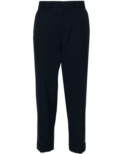 Closed Auckley High-waist Tapered Trousers - Blue