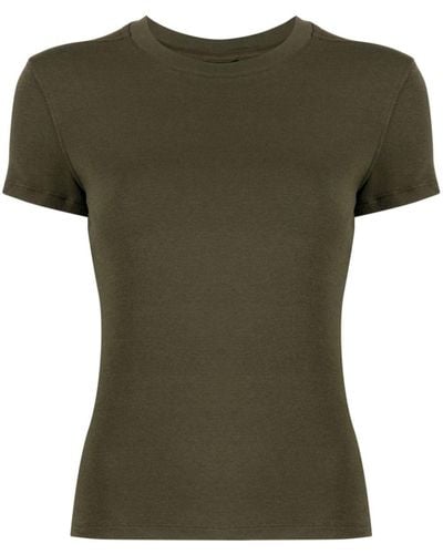 Thom Krom T-Shirt mit rundem Ausschnitt - Grün