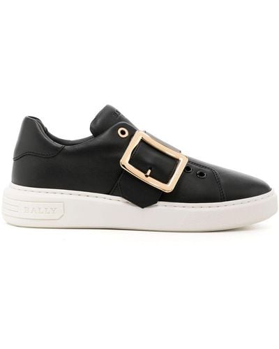 Bally Buckled Low-top Sneakers - Black