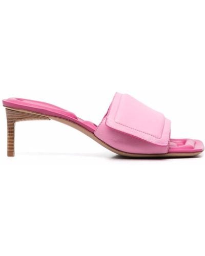 Jacquemus Les Mules Piscine Sandals - Pink