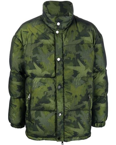 Etro Piumino con stampa camouflage - Verde