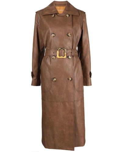 Rejina Pyo Juno Double-breasted Trench Coat - Brown