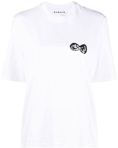Remain T-shirt con stampa - Bianco