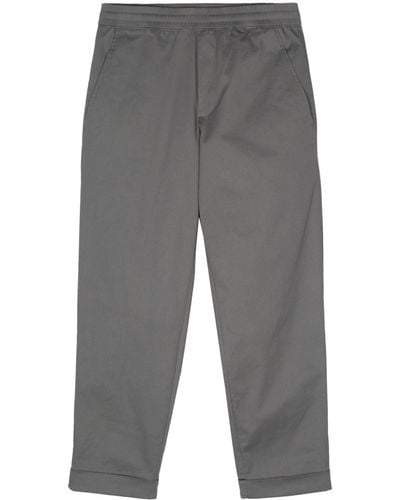 Neil Barrett Low-waist Slim-fit Trousers - Grey