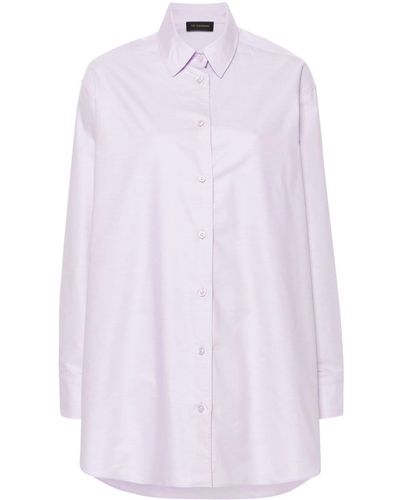 ANDAMANE Raily Maxi Shirt - White