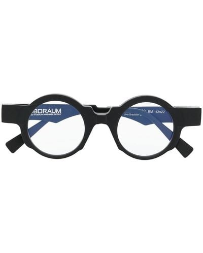 Kuboraum ラウンド眼鏡フレーム - ブルー