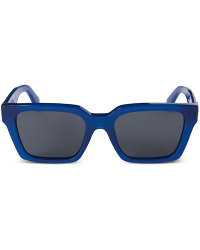 Off-White c/o Virgil Abloh Branson Square-frame Sunglasses - Blue