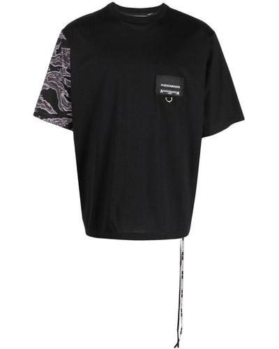 MASTERMIND WORLD カモフラージュ Tシャツ - ブラック