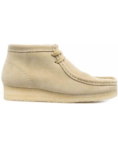 Clarks Wallabee Ankle Boot - Natural
