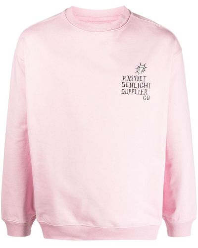 Rassvet (PACCBET) Sweater Met Logoprint - Roze