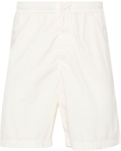 Stone Island Logo-print Swim Shorts - White