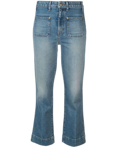 Khaite Patch Pockets Jeans - Blue