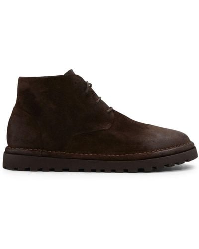 Marsèll Sancrispa Alta Pomice Leather Boots - Brown