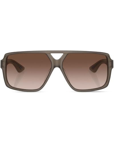 Oliver Peoples 1977c Oversize-frame Sunglasses - Brown