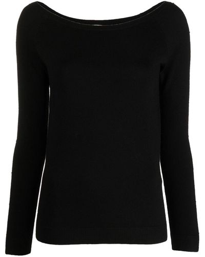 Liu Jo Boat-neck Sweater - Black