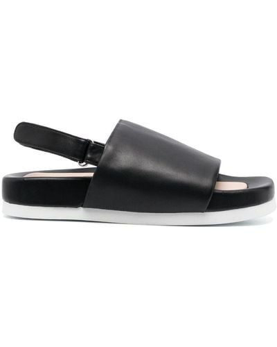 Agl Attilio Giusti Leombruni Holly 35mm Leather Sandals - Black