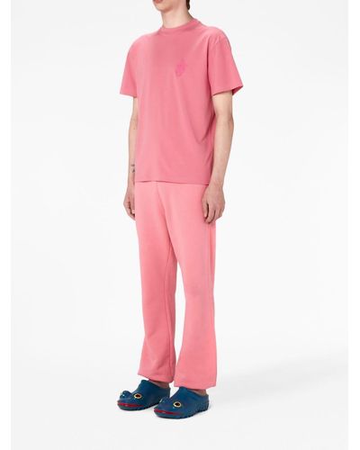 JW Anderson アンカーパッチ Tシャツ - ピンク