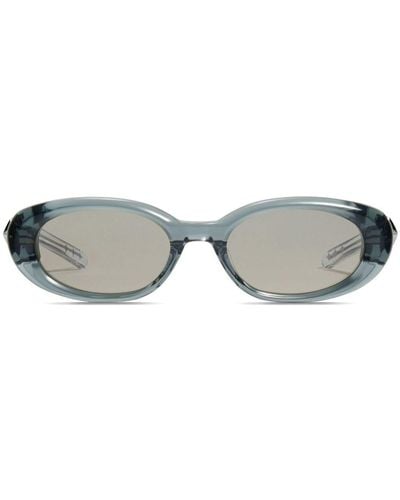 Gentle Monster Orah Gc5 Oval-frame Sunglasses - Grey