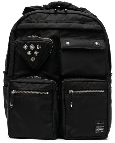 Toga Virilis X Porter Stud-embellishment Backpack - Black