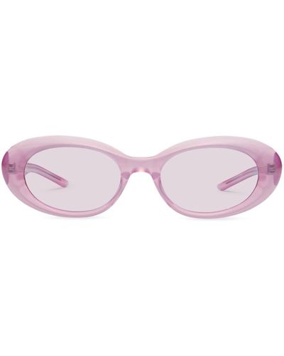 Gentle Monster Molta PC9 Sonnenbrille mit ovalem Gestell - Pink