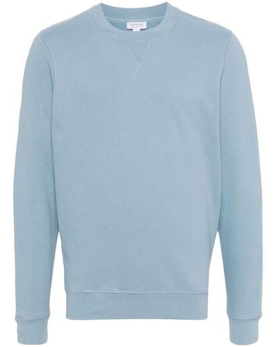 Sunspel Fine-knit Cotton Sweater - ブルー