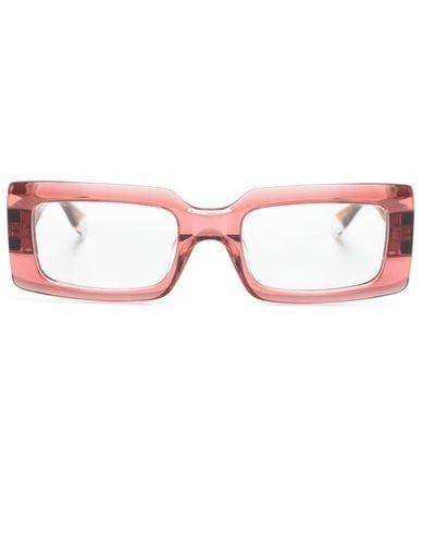 Etnia Barcelona Arrecife スクエア眼鏡フレーム - ピンク