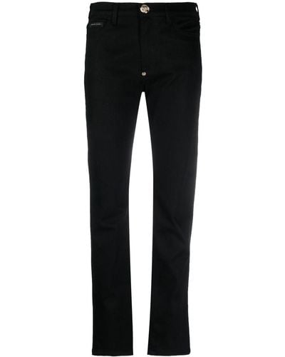 Philipp Plein Straight-leg Regular-fit Jeans - Black