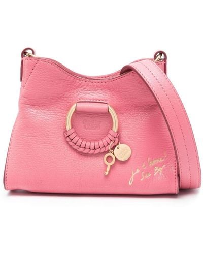 See By Chloé Joan Leather Crossbody Bag - Pink
