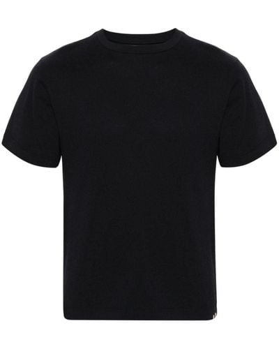 Extreme Cashmere No268 Cuba T-Shirt mit rundem Ausschnitt - Schwarz