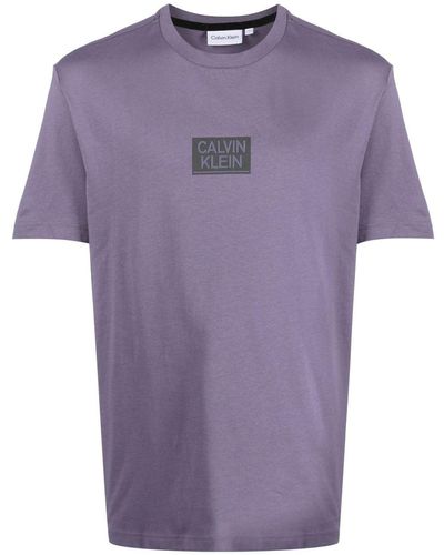 Calvin Klein T-shirt con logo - Viola