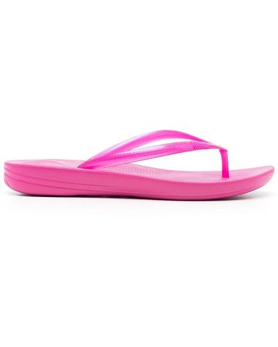 Fitflop スネークパターン サンダル - ピンク