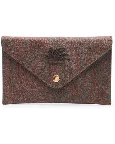 Etro Pegaso 財布 - ブラウン