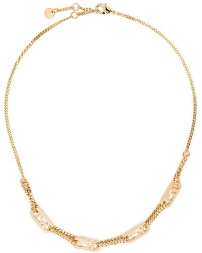 Fendi O'lock Chain Necklace - Natural