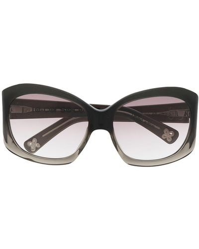 10 Corso Como Cat-Eye-Sonnenbrille mit Farbverlauf - Schwarz
