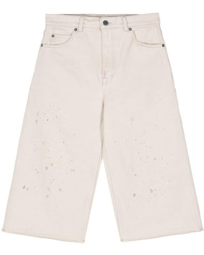 Our Legacy High-rise Straight-leg Cropped Jeans - White