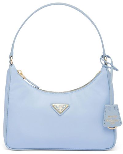 Prada Re-edition 2005 Re-nylon Mini-tas - Blauw