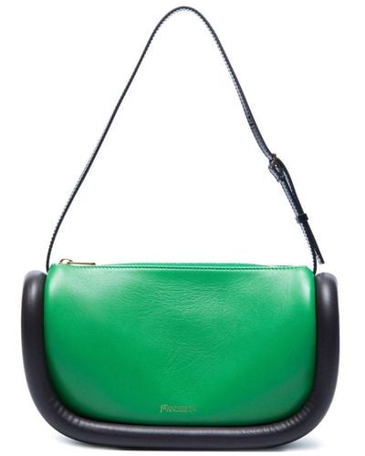 JW Anderson Bumper-15 Leather Shoulder Bag - Green