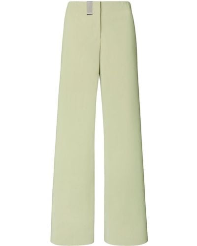 Tory Burch Jersey Wide-leg Trousers - Green