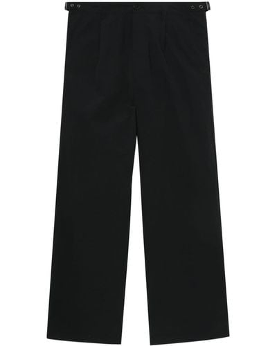 Izzue Adjustable Wide-leg Trousers - Black
