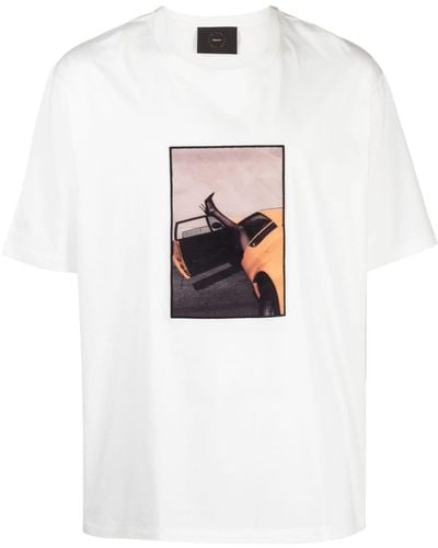 Limitato T-shirt con stampa grafica - Bianco