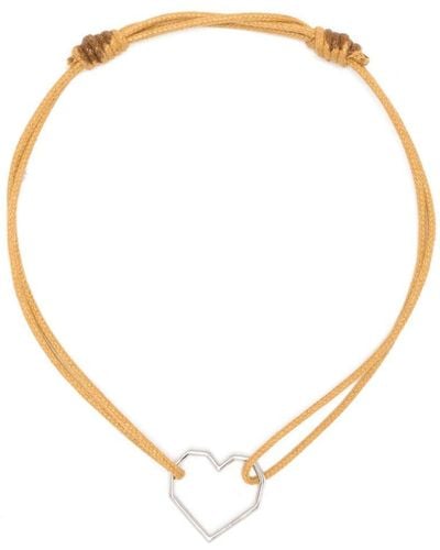 Aliita 9kt White Gold Corazon Bracelet
