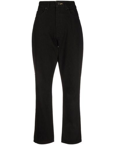 DKNY Broome Mid-rise Straight-leg Jeans - Black
